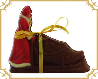 Nos Père Noël en chocolat